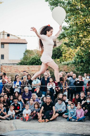 Mai Ibargüen. Fotógrafa de Circo y Eventos de Artes Escénicas. Zaragoza. Caminando Por Las Nubes. Angüés. Huesca. Encuentro Internacional de Equilibristas y Funambulistas. Cable Garazzi Pascual