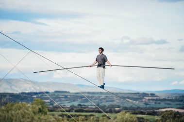 Mai Ibargüen. Fotógrafa de Circo y Eventos de Artes Escénicas. Zaragoza. Caminando Por Las Nubes. Angüés. Huesca. Encuentro Internacional de Equilibristas y Funambulistas. Leo Weird Dancer