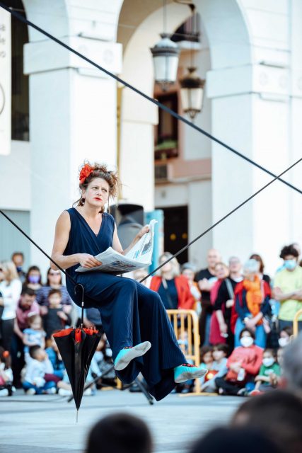 Mai Ibargüen. Fotógrafa de Circo y Eventos de Artes Escénicas. Zaragoza. Caminando Por Las Nubes. Angüés. Huesca. Encuentro Internacional de Equilibristas y Funambulistas. Cuerda floja