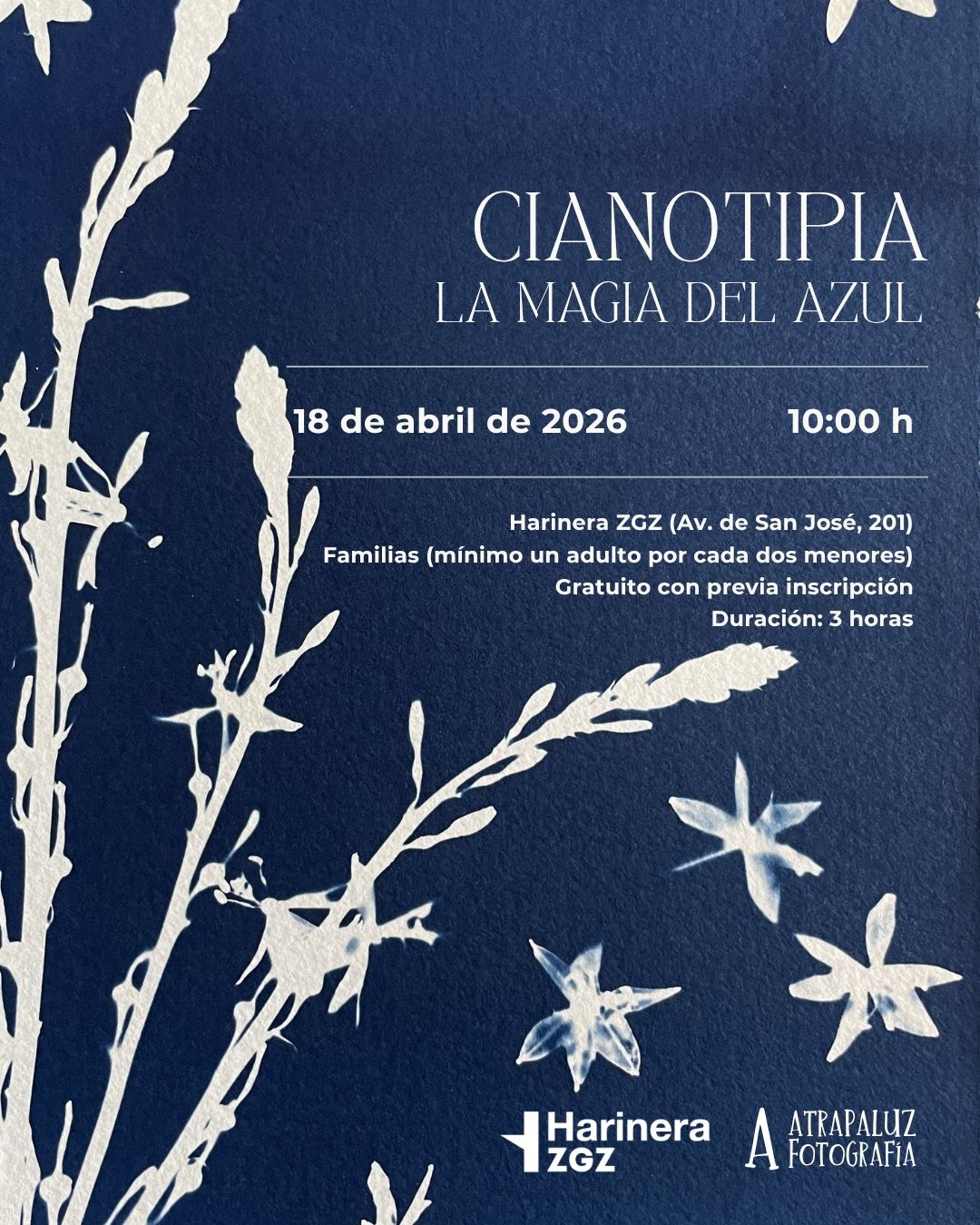 Atrapaluz_TallerCianotipia_Zaragoza_18 Abril_HarineraZGZ